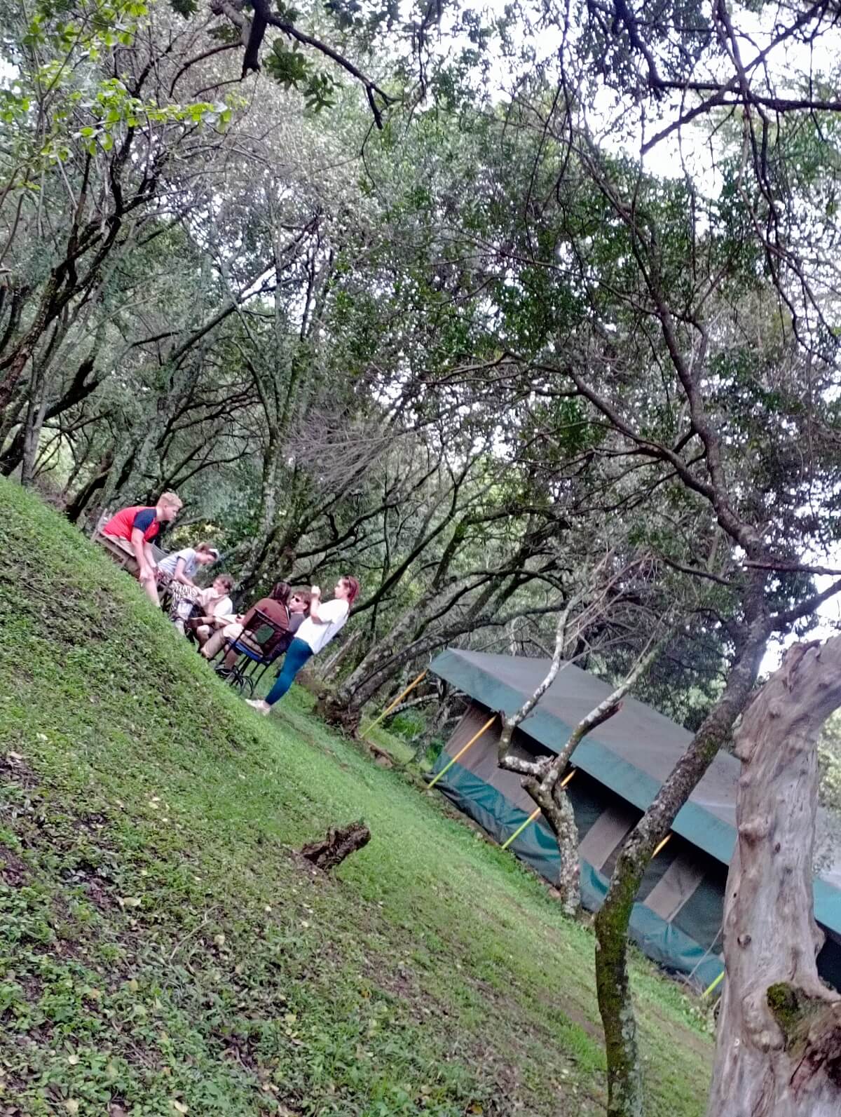 Relaxing at Olailepo Mara Camp